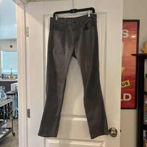 Men's Levi Strauss 511 Gray Slim Jeans